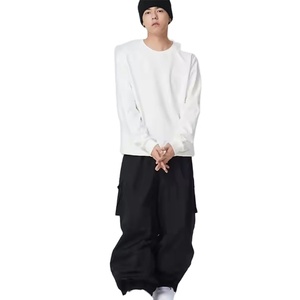<b>Baggy</b> Unisex <b>Trousers</b> Loose Fit Wide Leg Oversized Casual Pants Relaxed Streetwear Clothing Comfortable Everyday Wear - Product Image 4