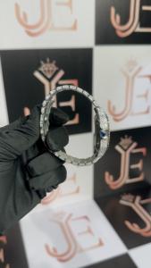 Reloj de Pulsera de Cuarzo para Hombre, Moderno y Lujoso, de Acero Inoxidable, con Esfera Romana, Cristal con Incrustaciones de Diamantes y Luminoso - Product Image 3