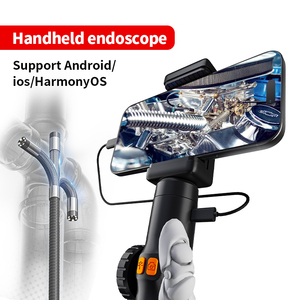 Boroscopio de Doble Dirección de 6 mm, Cámara de Inspección Industrial Impermeable con 6 LED, Herramienta Confiable para Mecánicos y Todos los Técnicos - Product Image 1