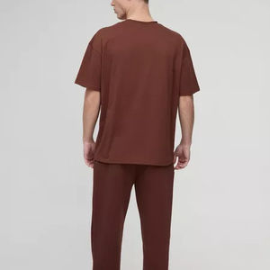 Camisetas Extra Grandes de Algodón Grueso de Alta Calidad para Hombre, Logotipo Personalizado, Camiseta de Algodón 100% Grueso, Corte Holgado, Estampada - Product Image 5