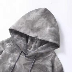 Sudadera con Capucha Oversize para Hombre, Tie-Dye, Corte Regular, Tejida, Informal, para Invierno, 100% Algodón, Ecológica, Impermeable - Product Image 3
