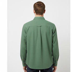 Camisas Casuales para Hombre, Manga Larga, Tela de Franela, Cómodas, Transpirables, Ligeras, Estilo Safari, Oficina, Viajes, Alta Calidad, OEM - Product Image 3