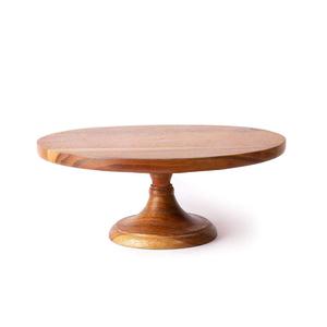 Acacia Wooden Cake <b>Stand</b> Wood Material Tray for Afternoon <b>Tea</b> Cupcake & Pastry Decoration cake <b>stand</b> in custom design cake tool - Product Image 3