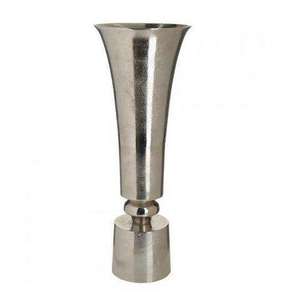 Maceta de Flores de Aluminio Martillado con Recubrimiento Negro, Diseño Art Deco, Resistente al Óxido, Decoración para Mesa de Hogar - Product Image 3
