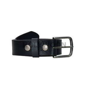 Ceinture en cuir de luxe pour homme avec boucle en alliage, ceinture en cuir de vachette véritable pour tenue décontractée et formelle, vente en gros de ceintures en cuir pour homme - Product Image 5
