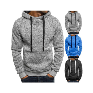 OEM Impreso Logo Unisex Sudaderas con capucha personalizadas Algodón Pullover Estilo Sólido Esencial Oversize Plain Hoodie Hombres algodón mezclado - Product Image 3