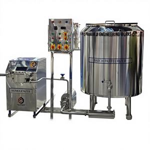 Pasteurizador y Homogeneizador de Lotes Pranam Ji Engineering Works, Sistema Automático de 100-300L/h con Larga Vida Útil - Product Image 1
