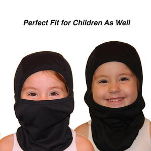 Masque de ski d'hiver en laine épaisse, protection faciale chaude, équipement anti-vent et anti-froid pour l'extérieur, cagoule de cyclisme - Product Image 4