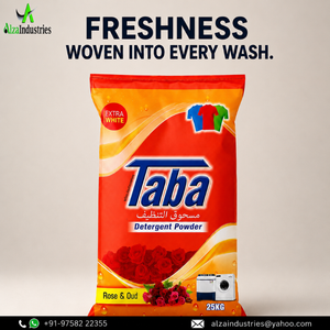 Rose Oud Washing Powder 25KG for White & Colored Clothes Daily Laundry Cleaning | Fresh Fragrance <b>Detergent</b> for Machine Wash - Product Image 1