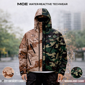 Custom Best Quality Waterproof <b>Coat</b> Outdoor Wear Fabric Heat Reactive jacket for Men Windbreaker Thermal Heat Reactive Jackets - Product Image 4