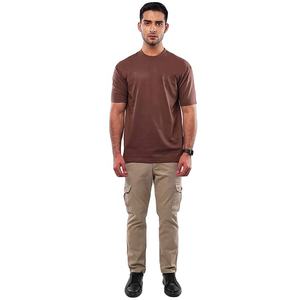 Camiseta de manga corta para hombre, suave, duradera, diseño sencillo, ecológica, transpirable, de alta calidad, al por mayor, 100% poliéster - Product Image 1