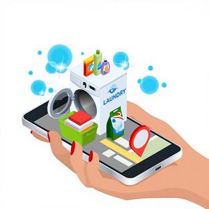 Aplicación Móvil Avanzada para Gestión de Lavandería con Programación de Recogida a Domicilio y Plataforma de Entrega a Domicilio - Product Image 1