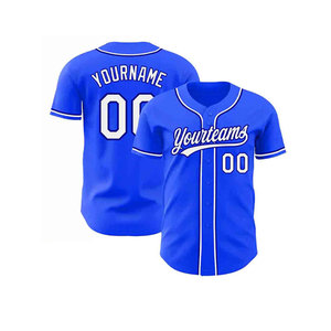 Uniforme de Béisbol Personalizado para Hombre, Blanco y Azul Marino, Nombre del Equipo, Número 00, Manga Corta, Transpirable, Poliéster, para Todas las Temporadas - Product Image 3