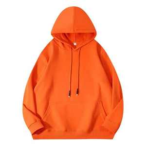 Custom Regular Fit OEM Fleece <b>Hoodie</b> <b>500</b> <b>GSM</b> Polyester/Cotton Quick Dry Breathable Front Logo Design Men's Winter - Product Image 2