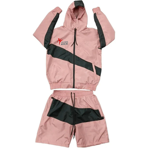 Ensemble de survêtement coupe-vent pour homme, tissu léger, respirant, idéal pour le jogging et l'entraînement, personnalisable pour OEM ODM - Product Image 1