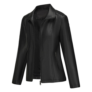 New Design Top Quality <b>Light</b> <b>Weight</b> Fashion Leather <b>Jacket</b> for WomenHigh Quality Material LightWeight Durable Fashion Apparel - Product Image 5