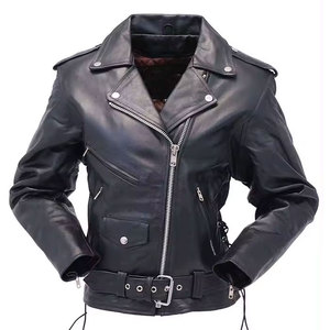 Men's Black PU Leather Moto Jacket Turn-down Collar Zipper Closure Slim Fit <b>Tassel</b> Decoration Autumn Wear Regular Sleeve Front - Product Image 5