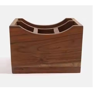 Mango Wooden Cutlery Holder Tabletop Decor Cutlery Organizer <b>Caddy</b> Holder for Dining Table Spoons Forks Knives Holders - Product Image 2