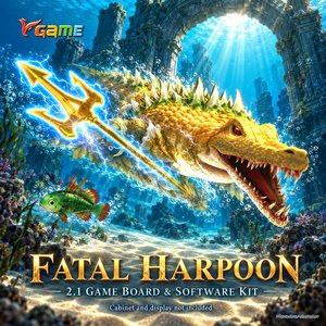 Kit de Software y Tablero de Juego VGAME Fatal Harpoon Classic 2.1 para Proyectos de Máquinas Recreativas de Pesca Multijugador - Product Image 1