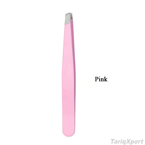 Pinzas Profesionales de Acero Inoxidable para Cejas, Diseño Inclinado, Agarre Fácil, Mango Cómodo, Diseño Ligero para el Cabello - Product Image 2