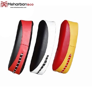 High Quality Customized Curve Pads Muay Thai Kick Boxing MMA Mitts Foot Target Durable Kick Pads - Product Image 2