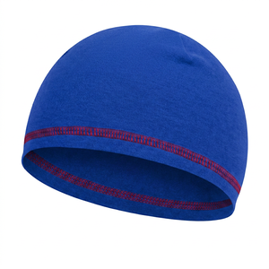 Custom Logo Breathable <b>Beanie</b> <b>Waterproof</b> Skull Cap Helmet Moisture Wicking Cycling Hat Performance Running <b>Beanie</b> - Product Image 3