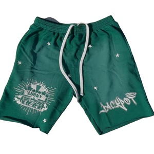 French Terry Sun Faded Bonne Qualité Hommes Short French Terry Short 100% coton lavé à l'acide tenue décontracté - Product Image 6