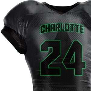 Maillot de football américain en gros, personnalisé, imprimé par transfert thermique, pour équipe, adulte, respirant, athlétique, à manches courtes, usine OEM - Product Image 2