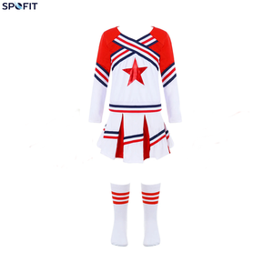 Uniformes de cheerleading personnalisés, robes de cheerleaders par sublimation, service OEM et ODM, fabricant de vêtements d'équipe, uniforme de cheerleading - Product Image 1