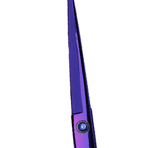 Ciseaux de barbier professionnels de haute qualité en acier inoxydable 420, manche en acier, bord tranchant, pliables, pour la coupe et le coiffage des cheveux - Product Image 3