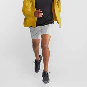 Pantalones Cortos Deportivos para Hombre, Cómodos, de Poliéster, con Cordón Ajustable, Tela Elástica, Cintura Elástica, Ideales para Entrenamiento en el Gimnasio o Uso Diario - Product Image 2