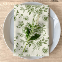 Serviettes de table carrées en coton brodé jetables en gros 60x60cm écologiques réutilisables pour hôtels, restaurants, mariages