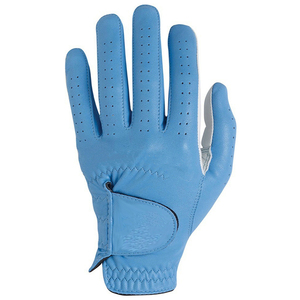 Unique Classic Design Unisex Golf Gloves <b>Full</b> Finger Genuine Leather Adjustable Wrist Strap Closure Anti <b>Slip</b> Breathable Gloves - Product Image 1