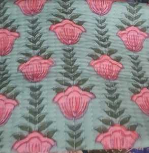 Bolsos de Cintura Acolchados Estilo Boho, Estampados, Verde Rosa, 100% Algodón Ecológico, Multifuncionales, Personalizados para Viaje - Product Image 3