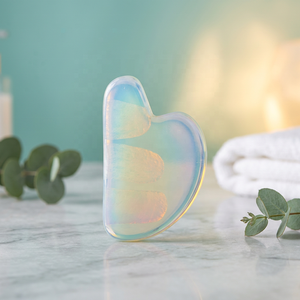Outil de massage pour le visage, les yeux et le cou en opalite de haute qualité, outil de soin de la peau, masseur de beauté, pierre de thérapie SPA, outil de massage anti-âge - Product Image 2