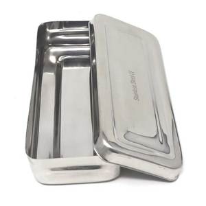 Caja de esterilización para instrumentos dentales quirúrgicos, bandeja de esterilización en autoclave de acero inoxidable, 8 x 4 x 2 pulgadas, certificación CE médica - Product Image 6