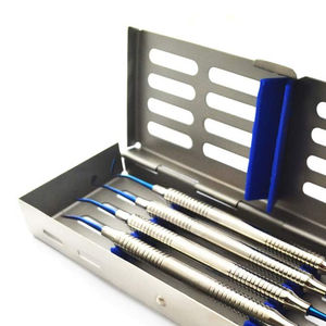 Kit de Exploración Dental Ergonómico 3 en 1 Reutilizable de Acero Inoxidable (Pinza, Sonda y Espejo Bucal) Manual - Product Image 1