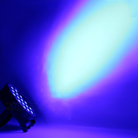 SHEHDS Luz LED PAR RGBW de 54x3W con Modo Sonido, Control DMX512, Luz de Escenario para DJ y Discoteca