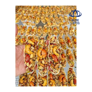 OFERTA ESPECIAL Galleta Crujiente Blue Lotus 2025 con Frutos Secos, Delicioso Snack de Panadería para la Hora del Té - Product Image 1