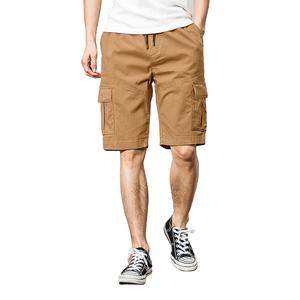 Pantalones cortos Cargo informales para hombre, ropa de calle cómoda de alta calidad, diseño bordado, transpirable, impermeable, antiarrugas, tejido con bolsillo - Product Image 3