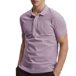 Camisetas Polo de Hombre 100% Algodón 2026, Manga Corta, Transpirables, Cuello Camisero, Ropa Informal de Verano - Product Image 1