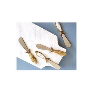 Premium Brass <b>Cheese</b> <b>Knife</b> <b>Set</b> & Dessert <b>Knife</b> <b>Set</b> For Trendy Serving Charcuterie Board Polish Finished <b>Cheese</b> Serving Utensils - Product Image 3