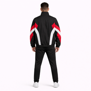 Chaquetas cortavientos personalizadas para hombre, estilo vintage retro, con cremallera, para primavera, para exteriores, con capucha, de tela tejida, venta al por mayor B2B, chaquetas para hombre - Product Image 3