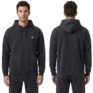 Sudaderas con Capucha Vintage Lavadas para Hombre, de Algodón y Forro Polar, Estilo Oversize, con Logotipo Personalizado, Tejido Pesado, Bolsillo Delantero, Venta al por Mayor OEM - Product Image 1