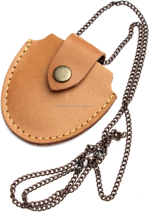 Collar con Lupa Portátil de Latón Pulido, Lupa de 10X con Cadena, Estilo Moderno, Decoración para el Hogar, Estuche de Cuero - Product Image 6