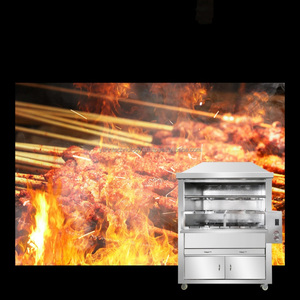 Horno de barbacoa brasileño de buena calidad 2025, máquina de barbacoa de carbón eléctrico de Gas grande, parrilla de barbacoa eléctrica Asador - Product Image 1