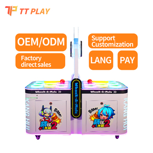 <span class=keywords><strong>Gioco</strong></span> Arcade Commerciale Whack A Mole per 2 Giocatori, Cabinet in Metallo, Velocità Regolabile, <span class=keywords><strong>Gioco</strong></span> di Reazione per Bambini e Sale Giochi - Product Image 4