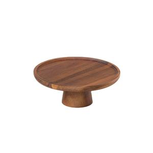 Bandeja de Madera de Acacia para Frutas, Plato Decorativo para Tartas, Soporte de Madera para Mesa de Postres para Bodas, Usado para Decorar - Product Image 1