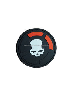 Parche con logotipo personalizado barato, plástico suave, Pvc, silicona en relieve, última venta al por mayor, insignias de goma personalizadas de alta calidad, tela de sarga - Product Image 3