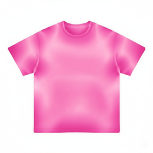 Nueva Camiseta de Marca de Moda Urbana, Lavada y Desgastada, con Estampado Digital, Holgada, de Manga Corta y Tejido Grueso - Product Image 1